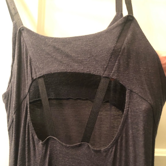 Top Shop open Back Black Maxi Dress - Picture 3 of 6